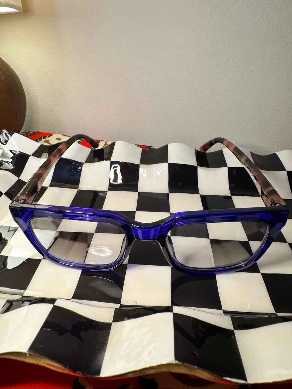 Bold Cobalt Blue Square Women's Sunglasses